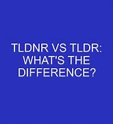 TLDNR