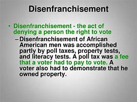 disenfranchise
