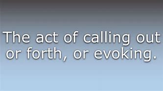 evocation
