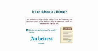 heiress
