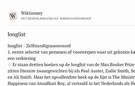 longlist