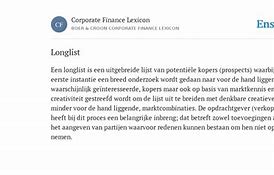 longlist