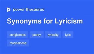 lyricism
