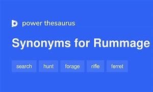 rummage